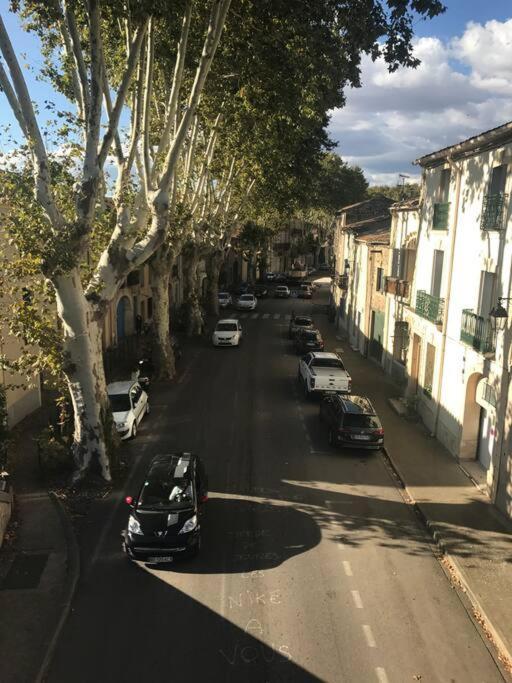 Historic French Townhouse Saint-Thibéry Exterior foto